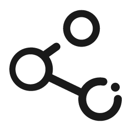 Share Icon, share,connect,circles
