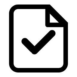 Check Icon, check,document check,verify