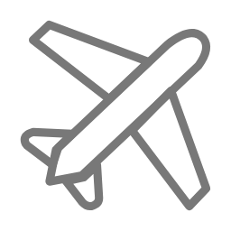 Plan Gray Icon, plan,airplane