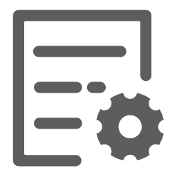 Settings Document Icon, settings,document