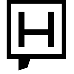 Fire - related Icon with 'H' Icon, fire,H