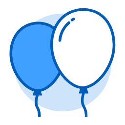 Anniversaries Applet Icon, anniversaries,celebration,balloons