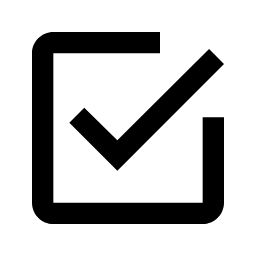 MD Checkbox Outline Icon, checkbox,outline,selection