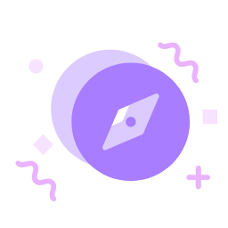 MBE Style Compass Icon, compass,navigation