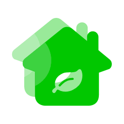 Green Home Icon, Home,Green Home