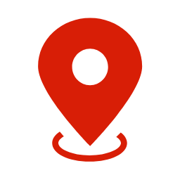 Location Icon (Red) Icon, location,red