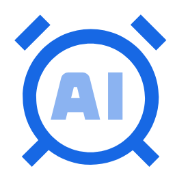 AI Working Hours Filling Process Icon, AI,working hours,filling