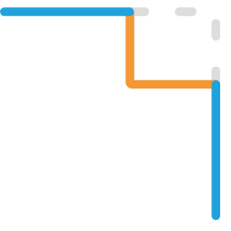 Corner Cut Icon, corner cut,angle