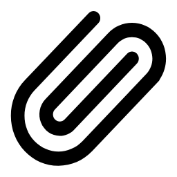 Paperclip - Shaped Link Icon, link,paperclip