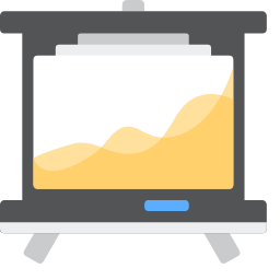 6 Slides Icon, slides,presentation,screen