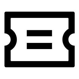 Unselected Scene Ticket Icon, ticket,scene,unselected