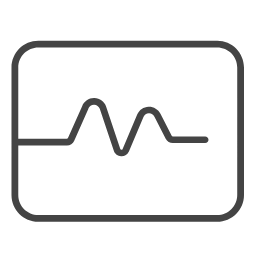 Medical Device Icon, medical device,wave