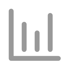 Class Data Overview (Unclicked) Icon, class data,bar graph