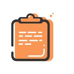 Colored Mock Test Icon, mock test,clipboard,colored