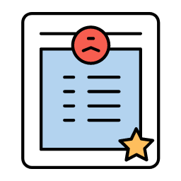 Business License Icon, business license,document,red mark