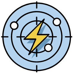 Risk Control Warning Icon, risk control,warning,lightning