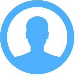 User Icon (Blue Person) Icon, user,person
