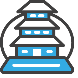 Tourist Attraction Icon, tourist attraction,pagoda