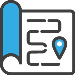 Travel Guide Icon, travel guide,map