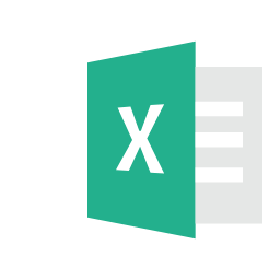 Excel Component Icon, Excel,X