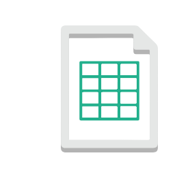 Market - Marking - Sheet Component Icon, market - marking - sheet,table