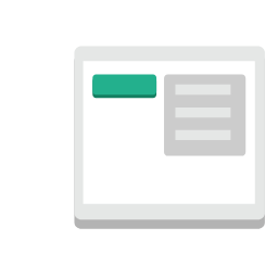 Menu - Dropdown Component Icon, menu - dropdown,shape