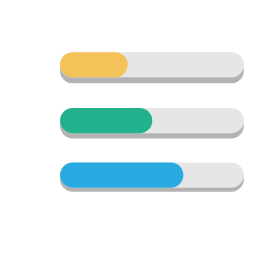 Progressbar Component Icon, progressbar,bars