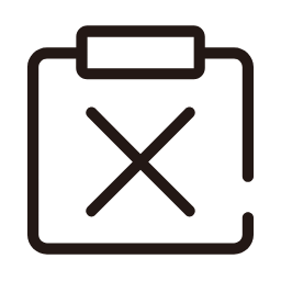 Cancelled Task with Teal X Icon, task,cancelled,teal
