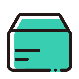 Teal Shipping Package Icon, shipping,package,teal