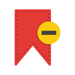 Delete Bookmark Icon, delete,bookmark,minus