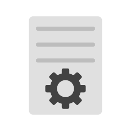 Document Settings Icon, settings,document,gear
