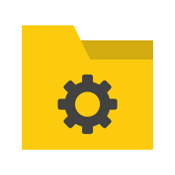 Folder Settings Icon, settings,folder,gear