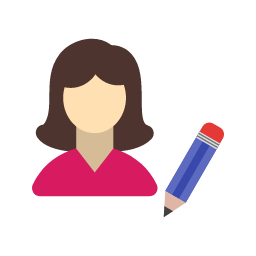 Update Female Profile Icon, update,female profile,pencil