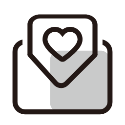 My Invitation Icon, invitation,heart