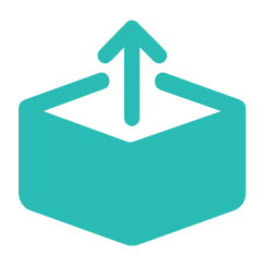 Put In Icon, put in,goods,box