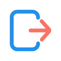 CRM Logout Icon, logout,exit