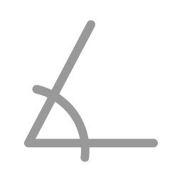 Angle Icon, angle,lines
