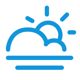 Cloudy Weather Icon, weather,cloudy,sun