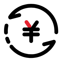After - sales Refund Icon, refund,yuan,arrow