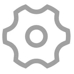 Gear Icon (Normal) Icon, gear,settings,normal