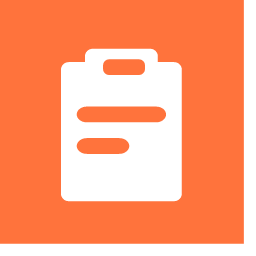 Menu Template Icon, menu,template,orange