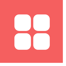 Section Icon, section,grid,red