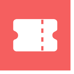 Vote Icon, vote,ticket,red