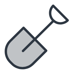 Construction Shovel Icon, construction,shovel
