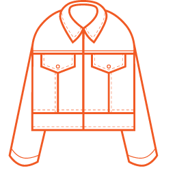 Denim Jacket Icon, denim jacket,jacket,clothing