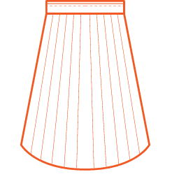 Long Skirt Icon, long skirt,skirt,clothing