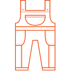 Overalls Icon, overalls,pants,clothing