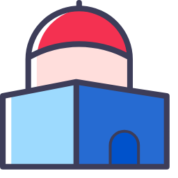 Dome - topped Building Icon, dome,building