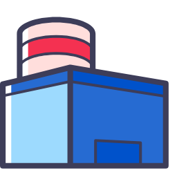 Industrial Building Icon, industrial,building