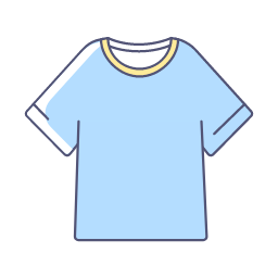 Light Blue T - Shirt Icon, T - shirt,light blue,short - sleeved